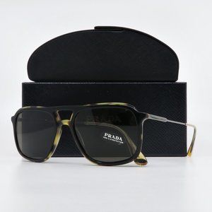 Prada SPR 06V NAI-5S2 Men's Rectangular Tortoise